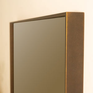 Dark Grey Tint Rectangle Mirror