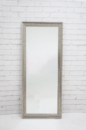 Mottled Pewter Tall Mirror