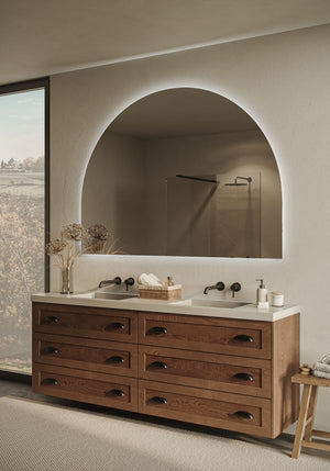 Double Vanity Arch