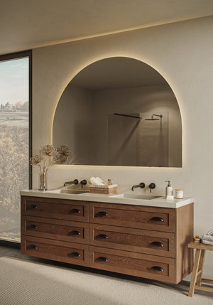 Double Vanity Arch