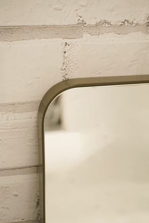 Bronze Metal Framed Mirror