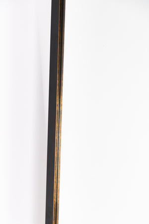 Mirror in our black gold trimmed frame