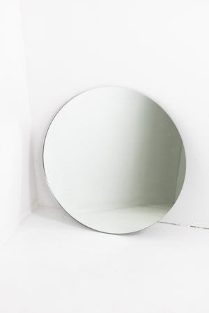 Round Frameless Mirror