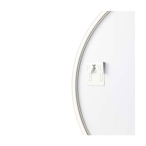 Barcelona round black or white modern recessed bathroom or decorative mirror