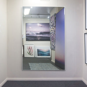 Slim Edge Mirror White – 55mm Frame