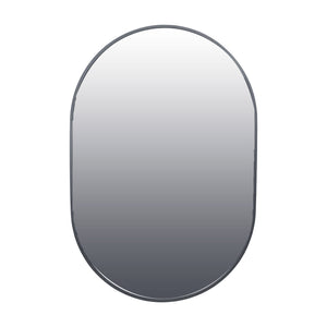 Sofia Elliptical Matt Black Mirror - 500x800mm