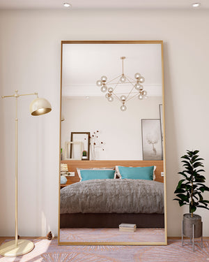 Oak Timber Box Framed Mirror (55mm Frame Squared Edge)