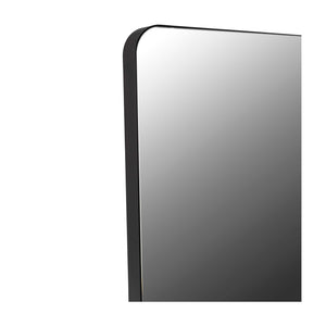 ‘Vienna’- Wall Mirror black metal frame
