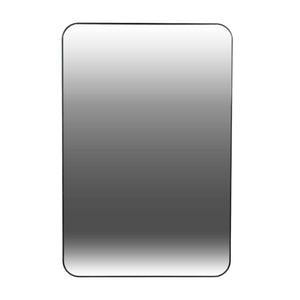 ‘Vienna’- Wall Mirror black metal frame