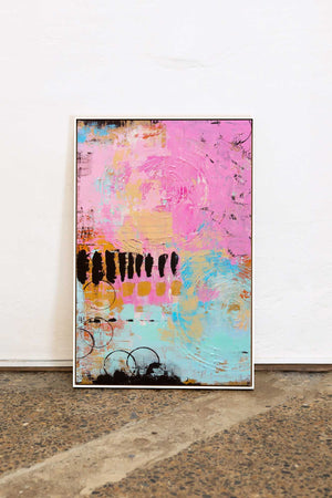 Blank Canvas With A Float Frame