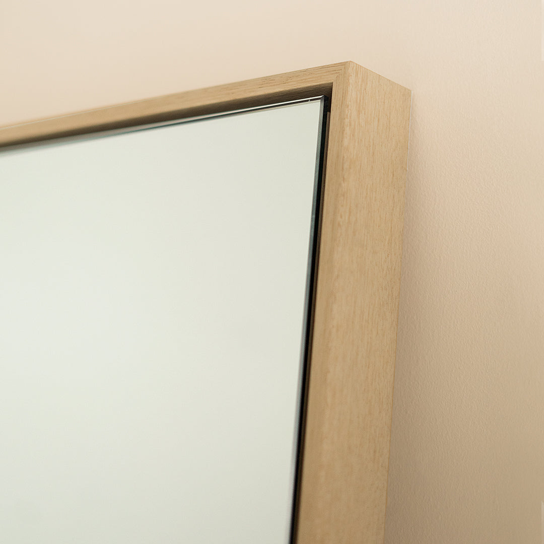 Copenhagen Wooden Box Framed Mirror - The Framing Project