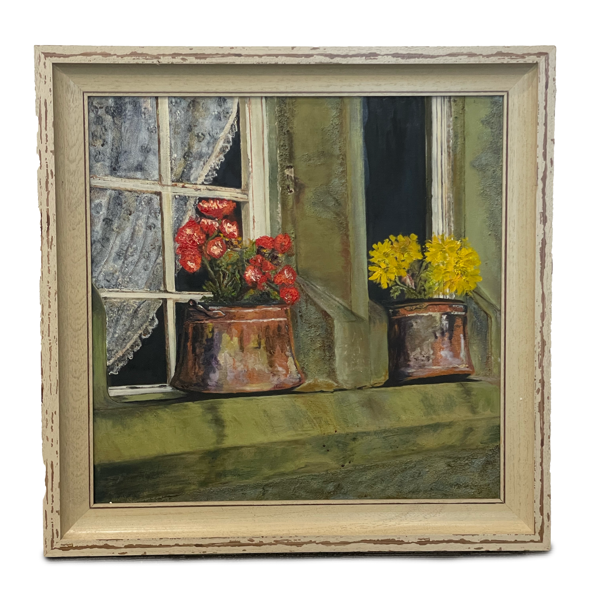 Flowers on a Windowsill