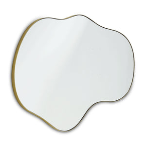 Organic Metal Frame Mirror - Tapware-Inspired Finishes 1500mm w x 950mm h (call for custom sizes)