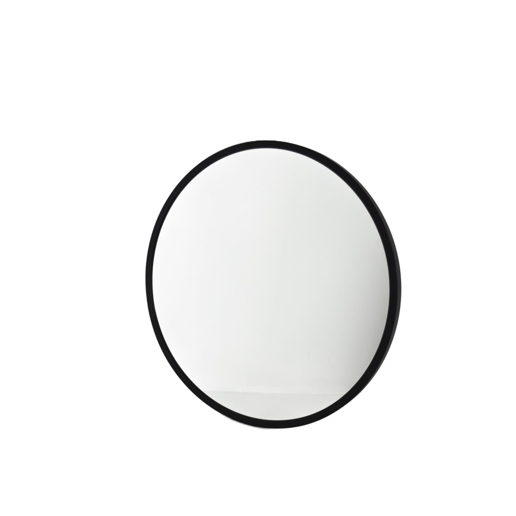 1200mm diameter Black framed round mirror