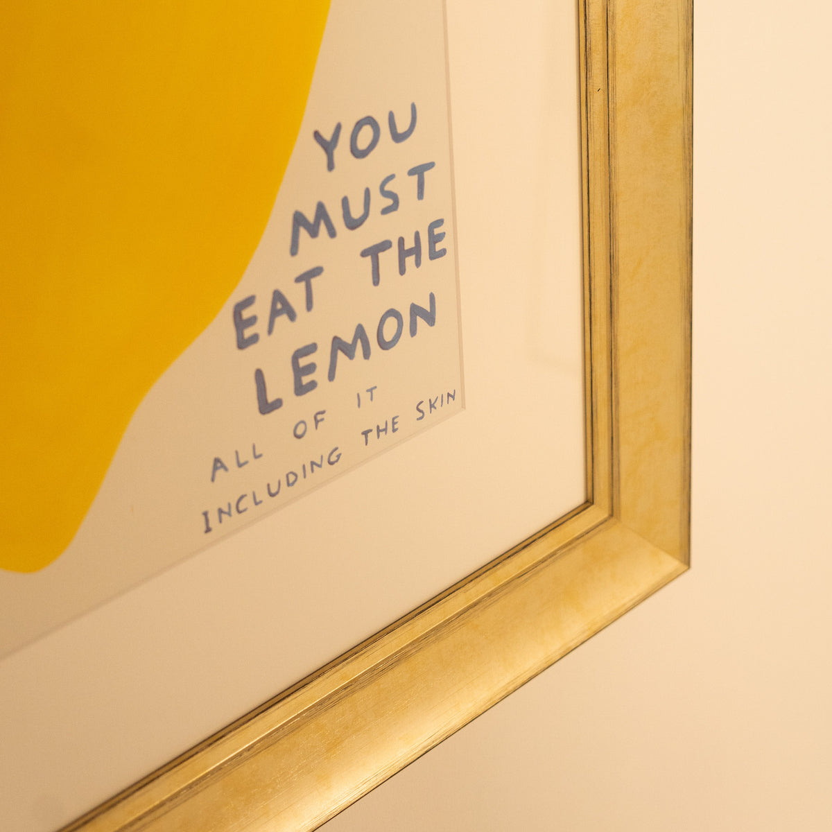 David Shrigley Print, UNTITLED ‘WHEN LIFE GIVES YOU A LEMON’