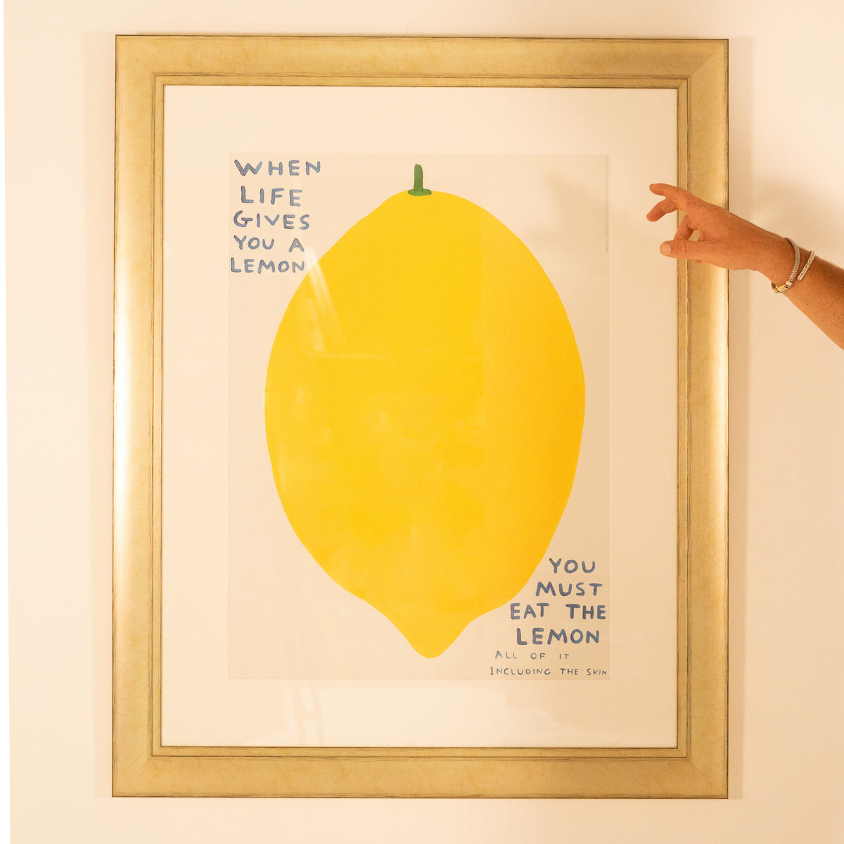 David Shrigley Print, UNTITLED ‘WHEN LIFE GIVES YOU A LEMON’