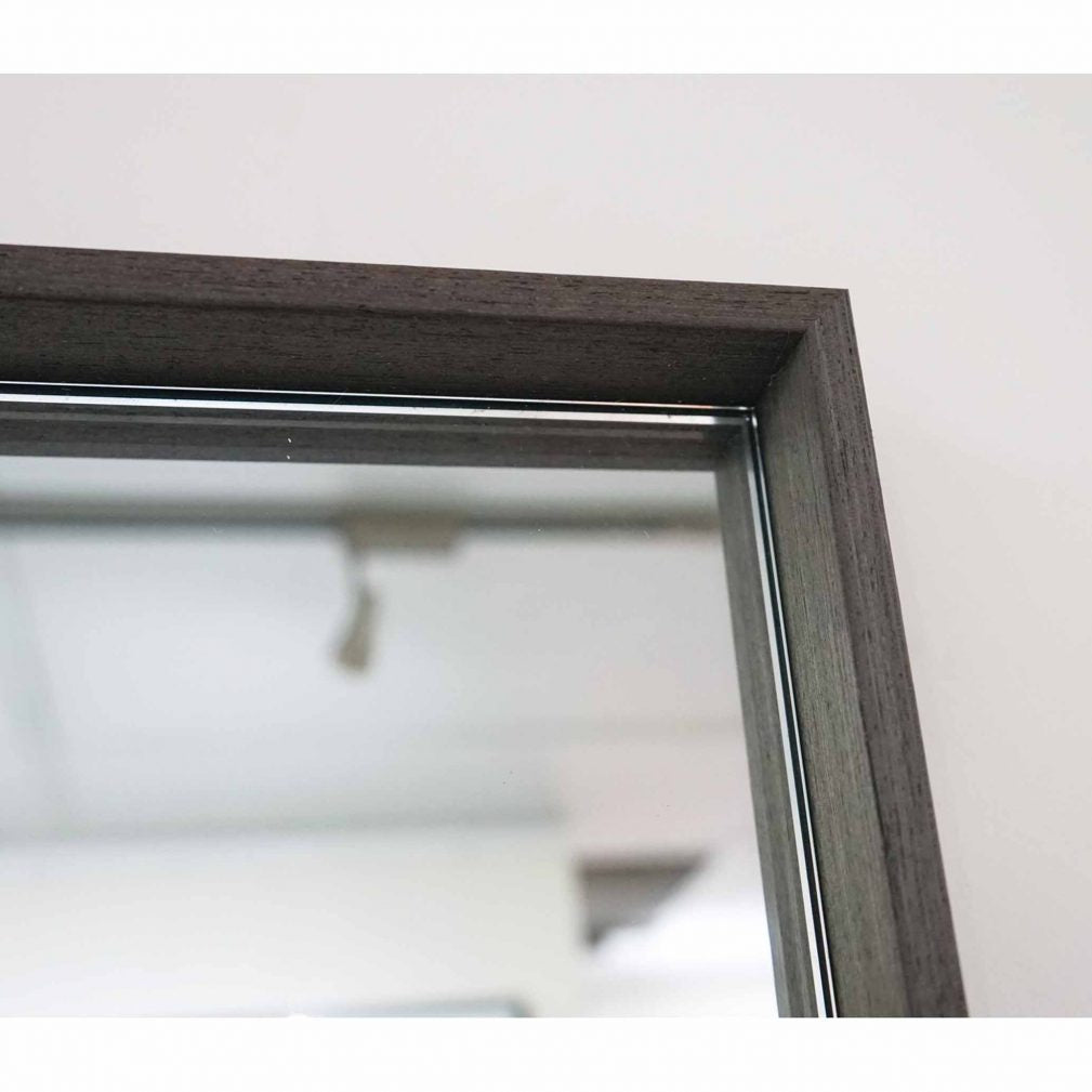 Full length-Leaning Mirror – Grey Timber Frame 900 x 2000mm