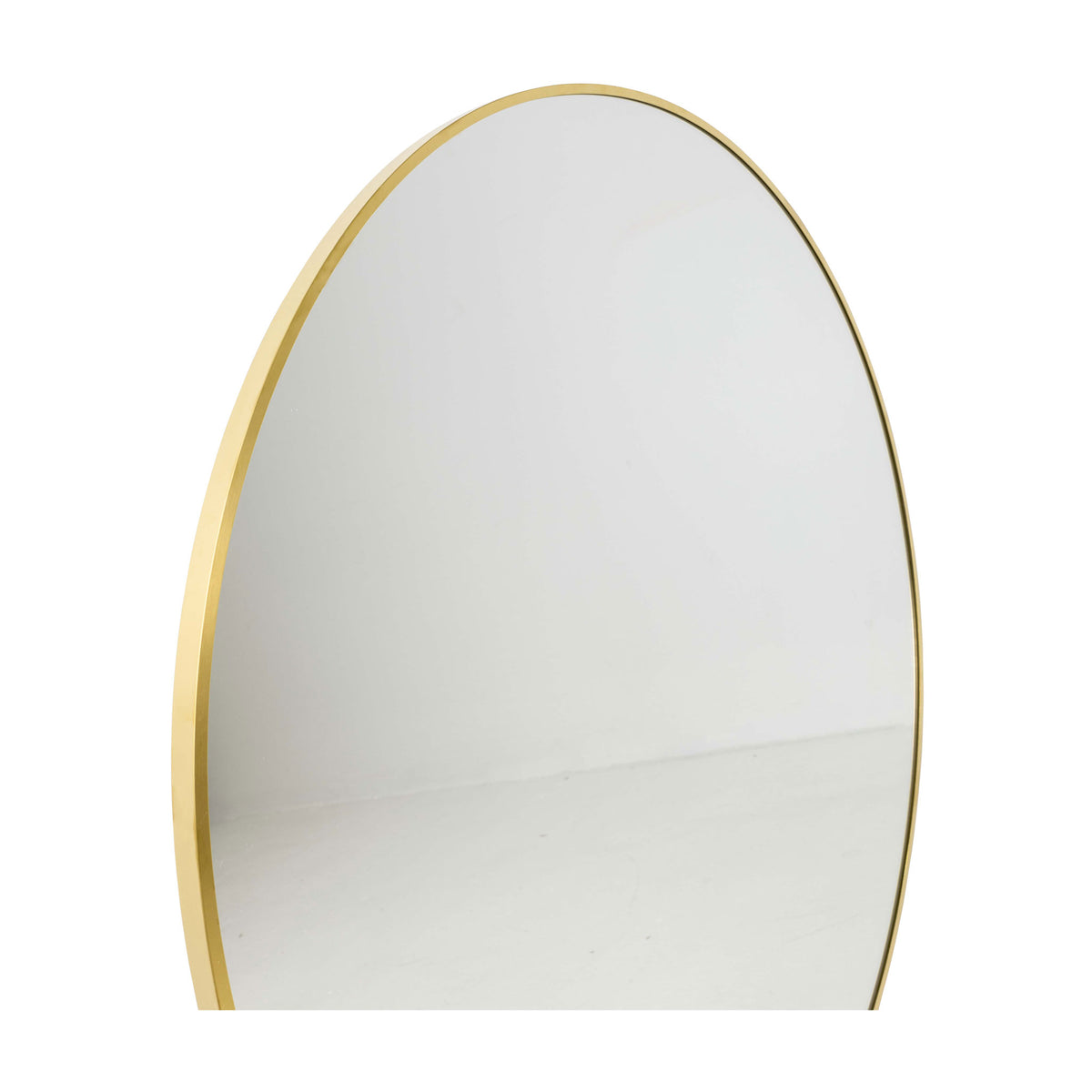 Antwerp Round Brass Mirror