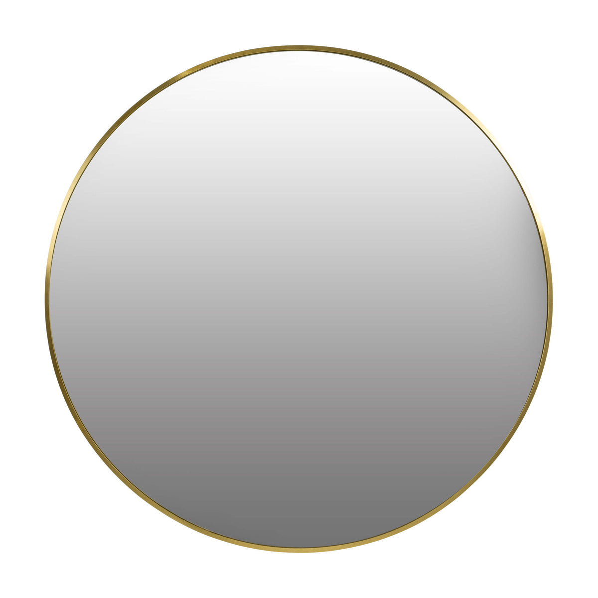 Antwerp Round Brass Mirror