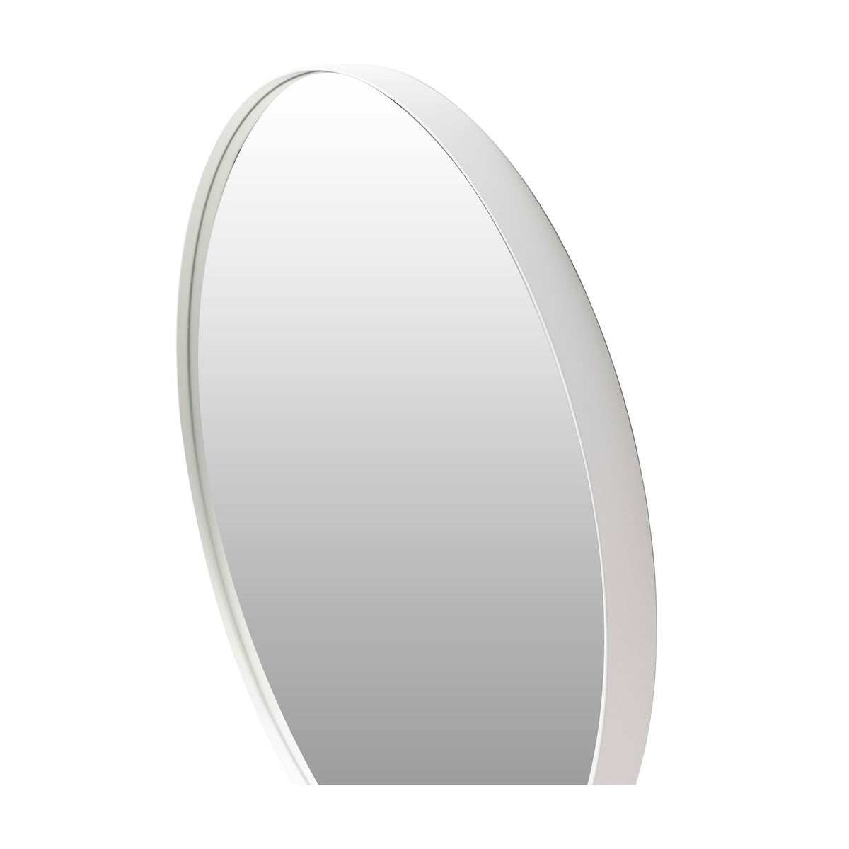 Barcelona White Round Mirror - 800mm