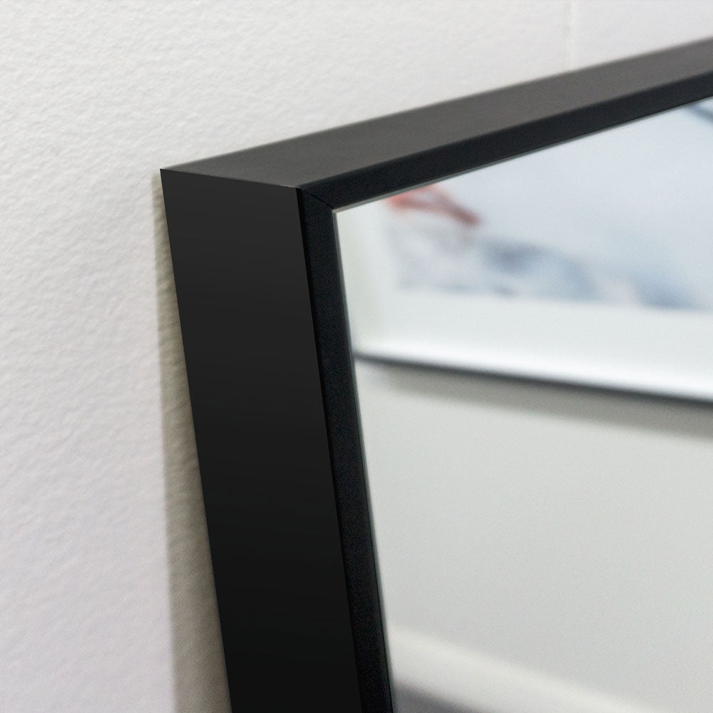 Slim Edge Mirror Black – 55mm Frame-Mirror Builder