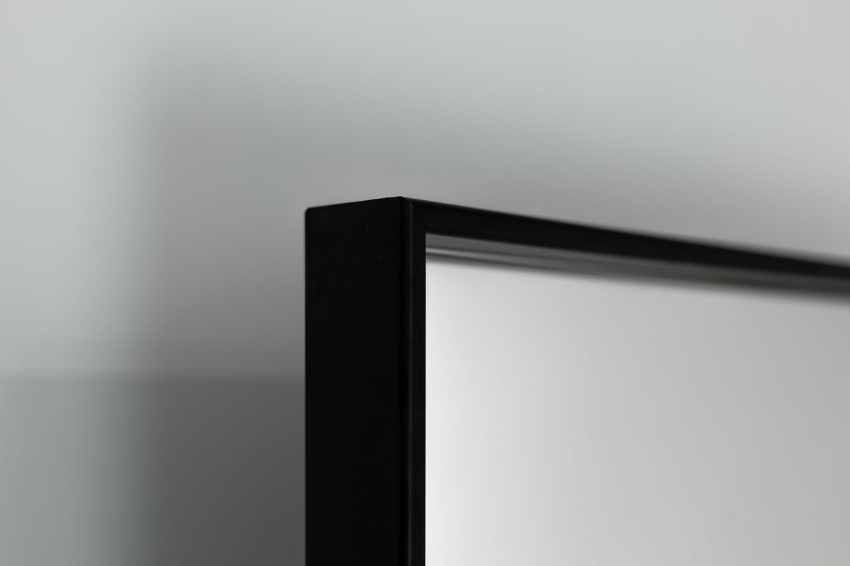 Box Framed Mirror Black – 30mm Deep Frame