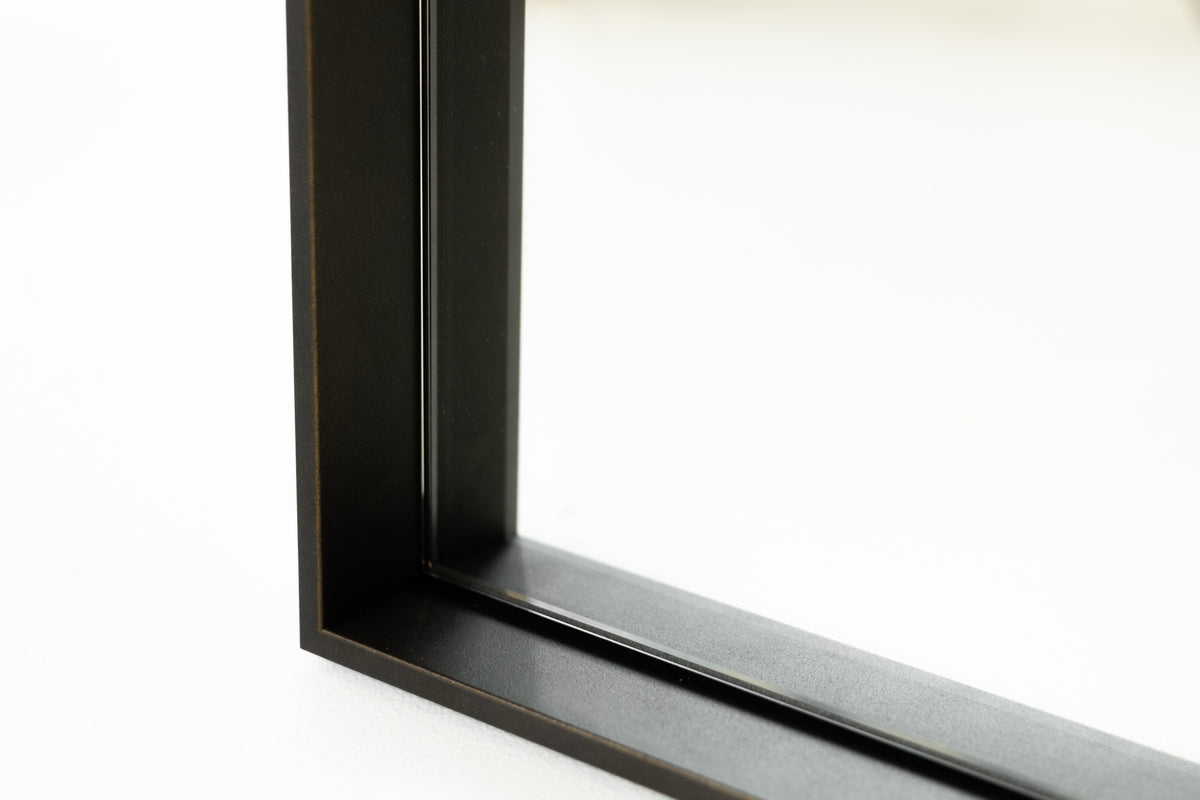 Box Framed Mirror Rust – 55mm Deep Frame- Mirror Builder