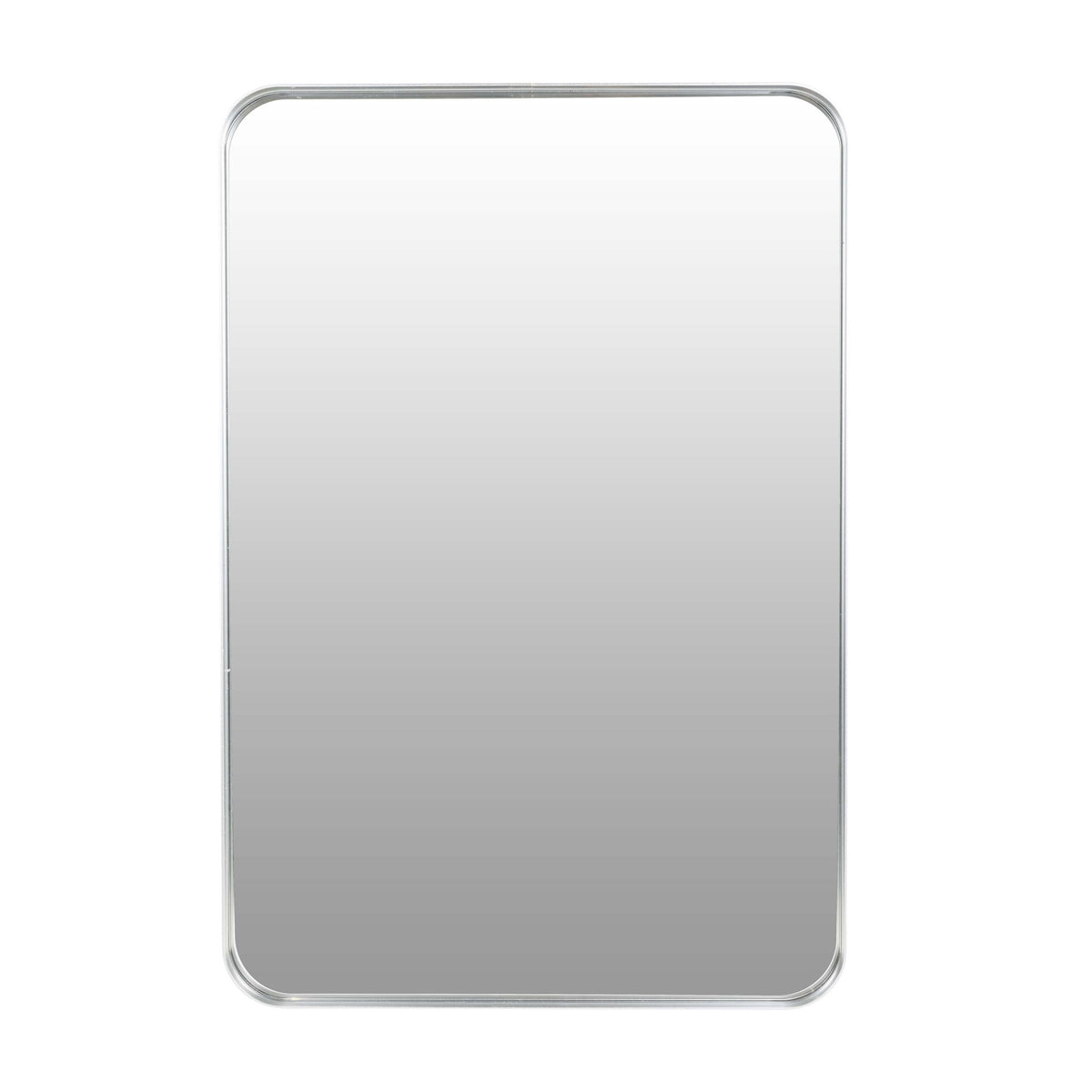 Sienna Silver Metal Mirror - 500x750mm