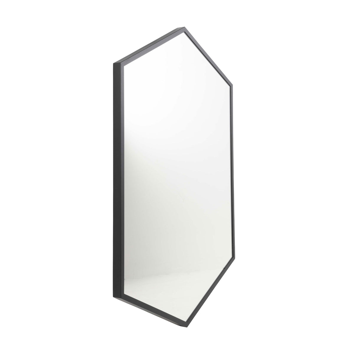 Florence Black Metal Mirror - 500x750mm