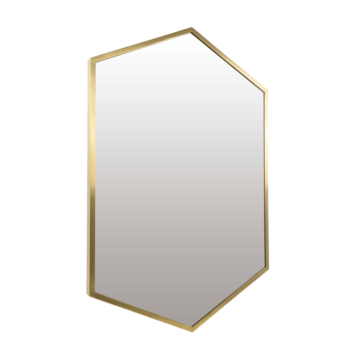 Florence Brass Metal Mirror - 500x750mm