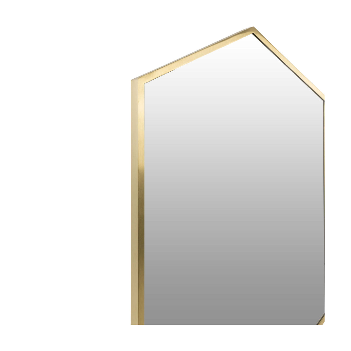 Florence Brass Metal Mirror - 500x750mm