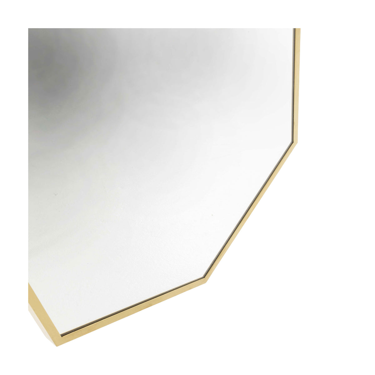 Florence Brass Metal Mirror - 500x750mm