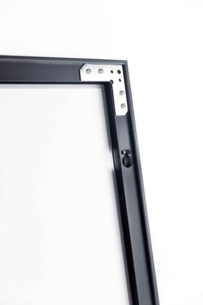 London Black Standing or Wall hung Mirror