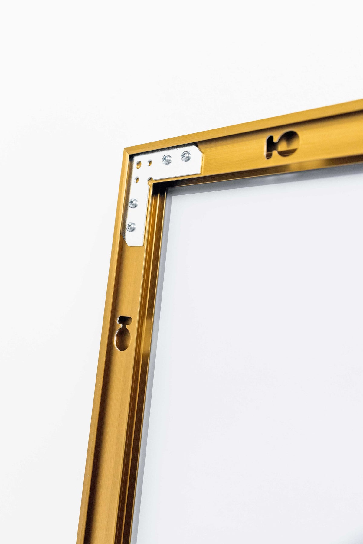 London Brass Standing or Wall hung Mirror