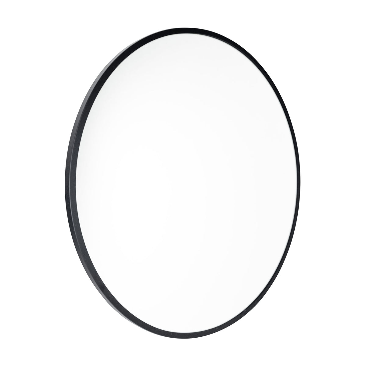 Madrid Black Round Metal Mirror 600mm or 800mm Diameter