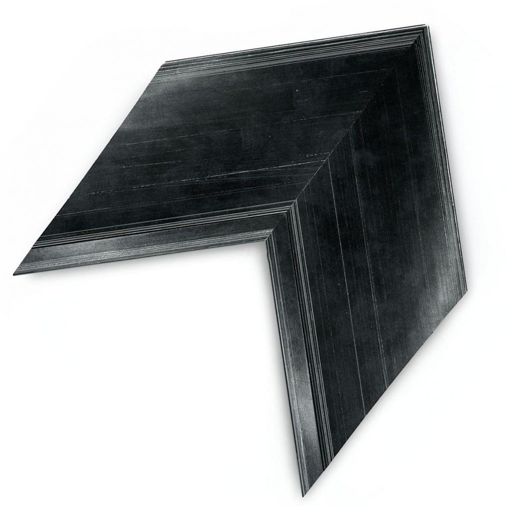 Majorca Framed Mirror Black Streaked – 111 mm Frame