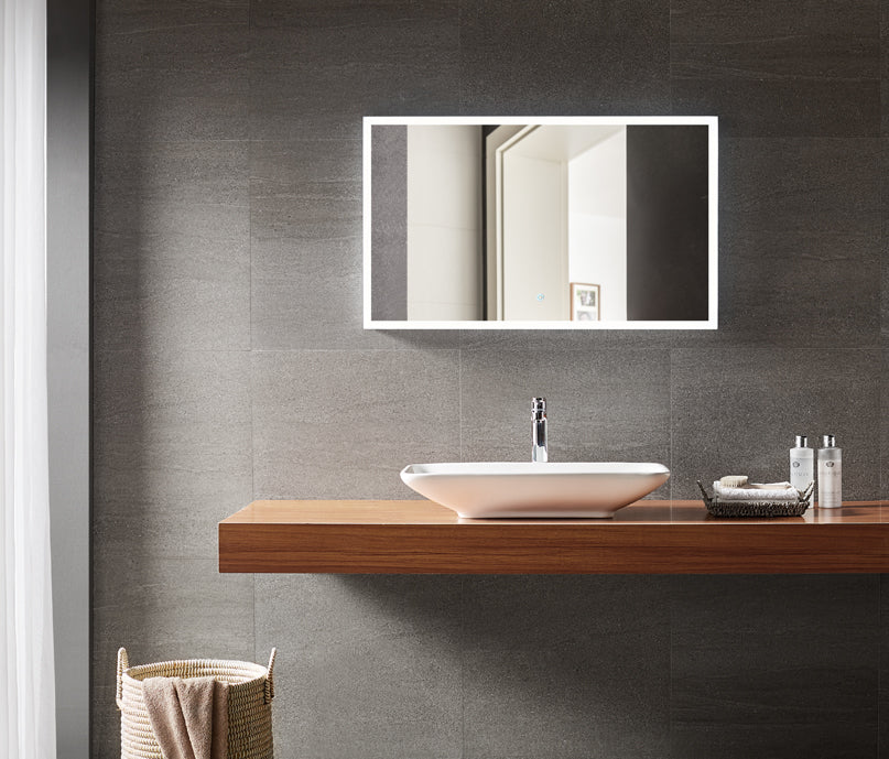 ‘Belvue’ LED 800x600mm Bathroom / Wall Mirror