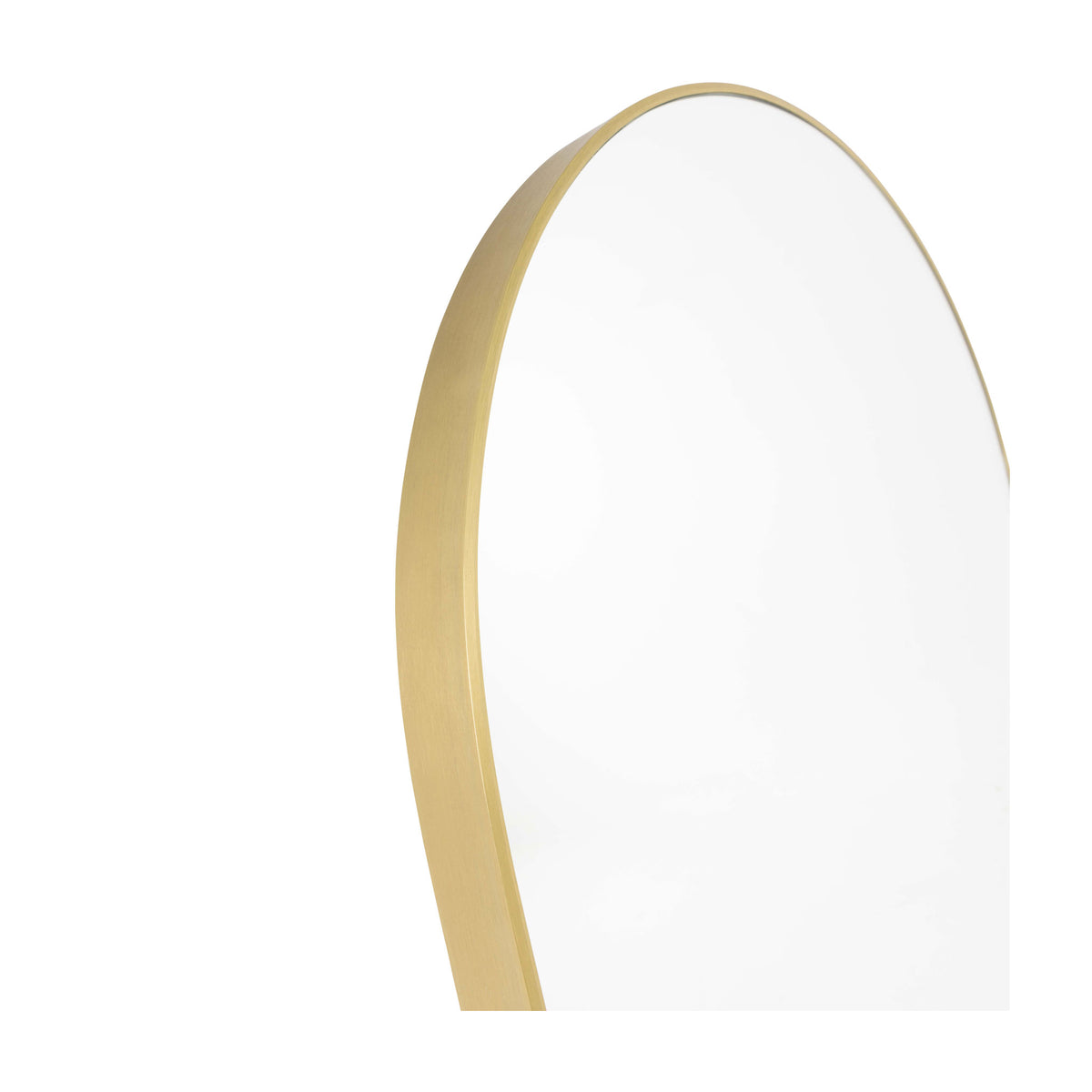 Pisa Brass Metal Arch Mirror - 550x800mm