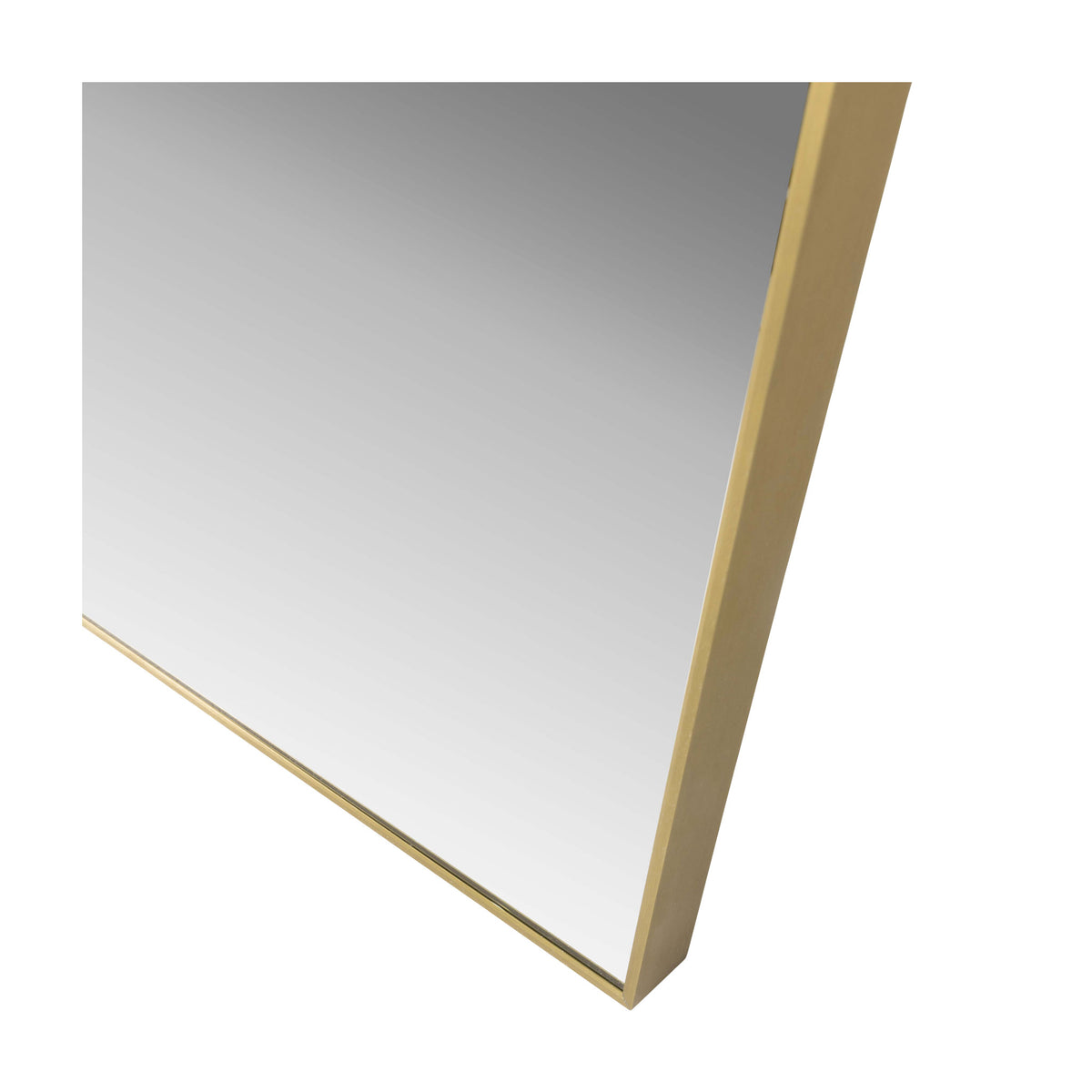 Pisa Brass Metal Arch Mirror - 550x800mm