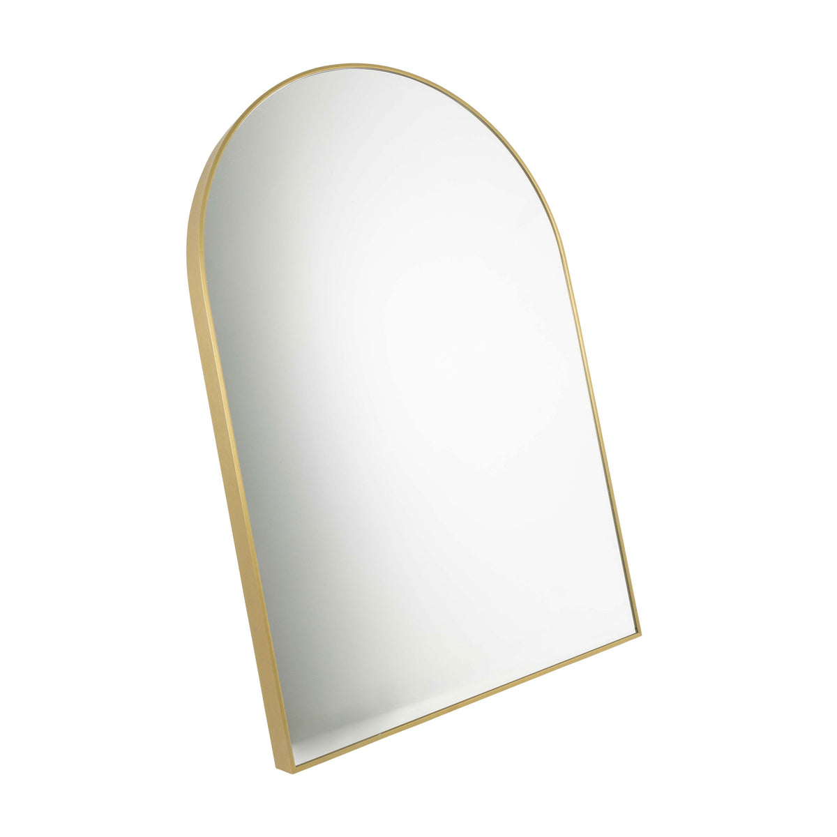 Pisa Brass Metal Arch Mirror - 550x800mm