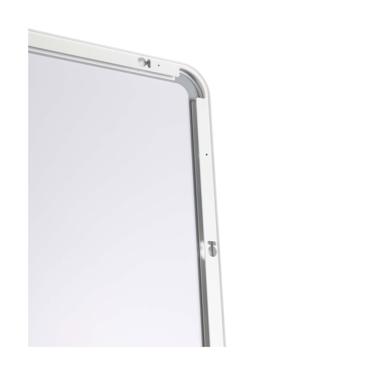 Sienna Radius Corners White Metal Mirror - 500x1500mm