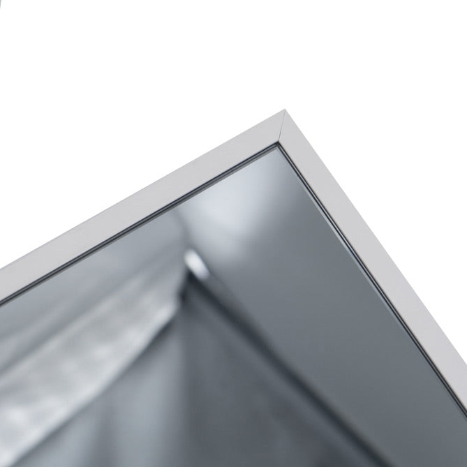 Slim Edge Mirror White – 55mm Frame- Mirror Builder