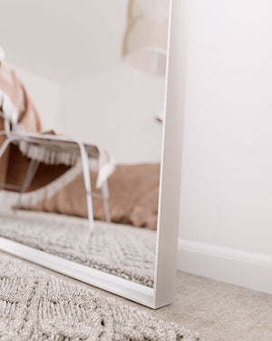 White Box Framed Mirror (55mm Frame Squared Edge)