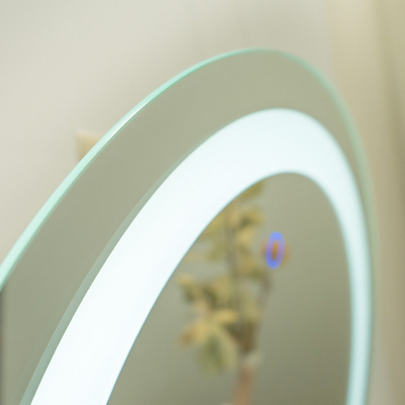 Leeds LED 600mm Round Mirror