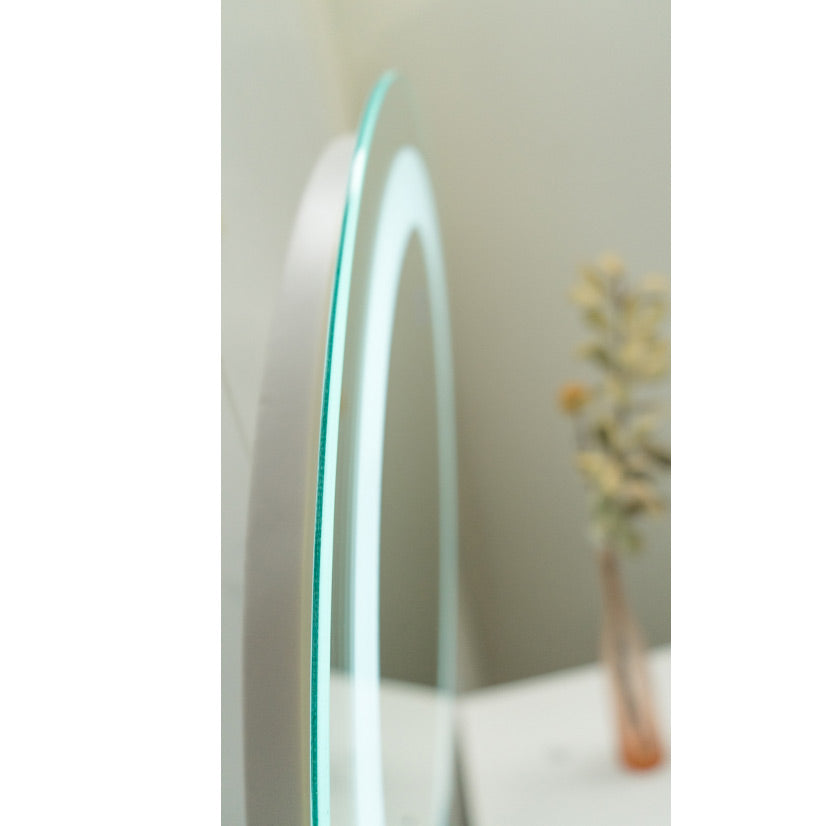 Leeds LED 600mm Round Mirror