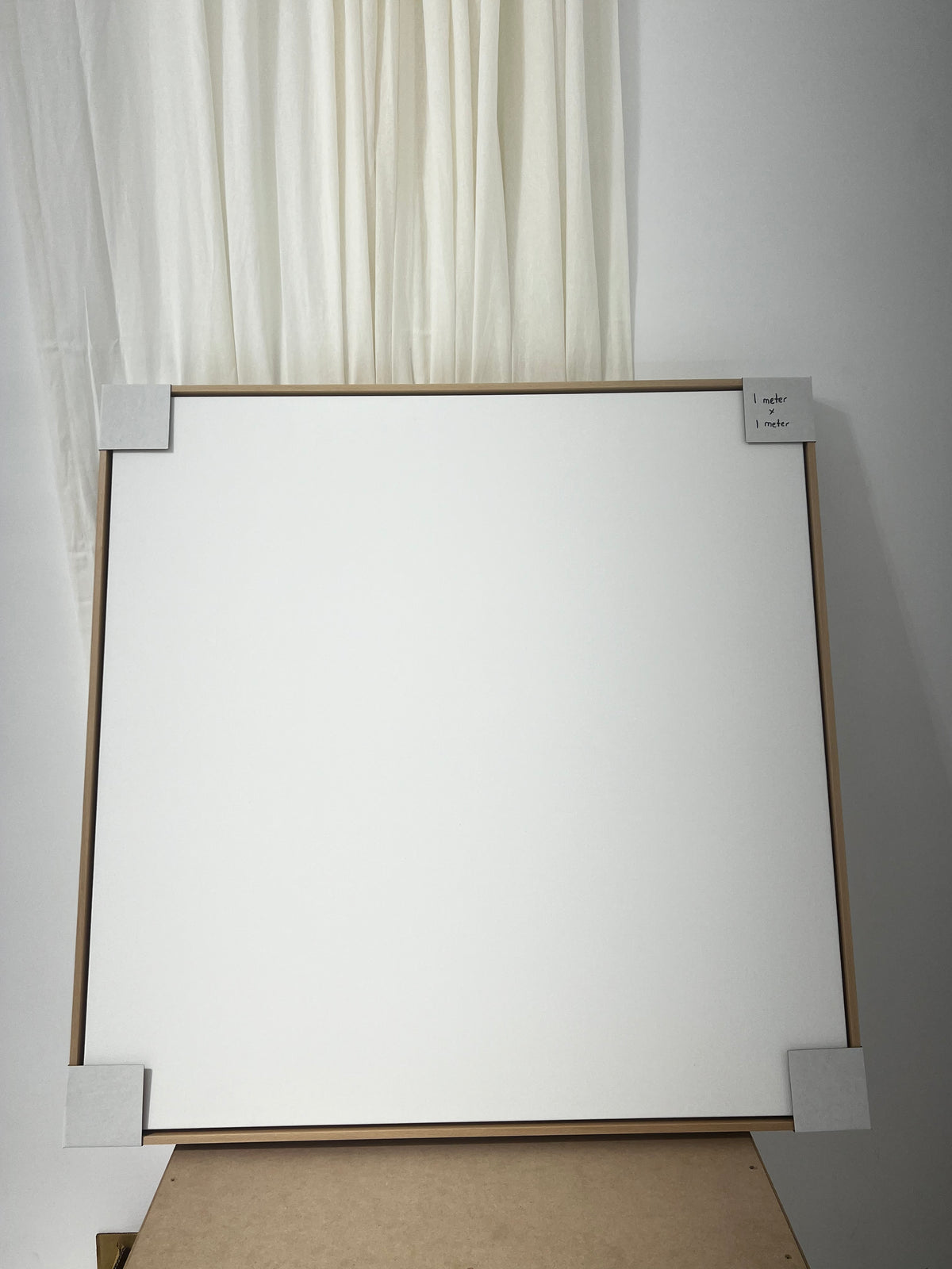 Blank canvas, timber float frame, 1000 × 1000 mm — view 4
