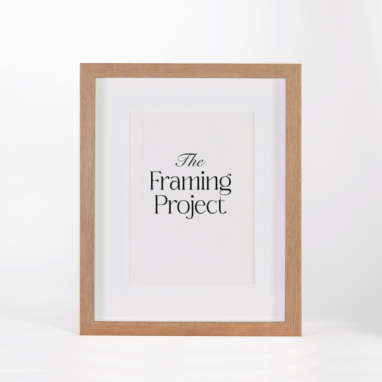 A5 shadow box frame, light timber