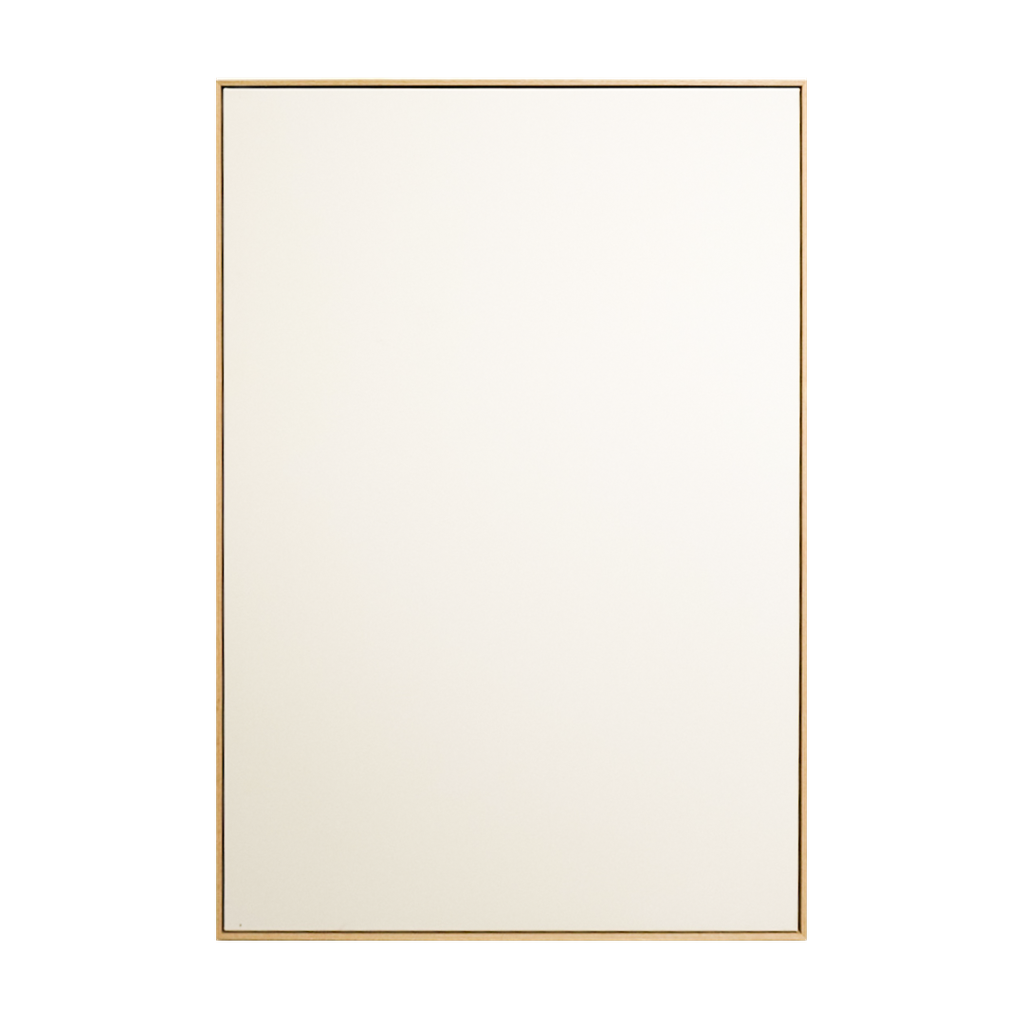 Blank canvas, timber float frame, 600 × 1200 mm