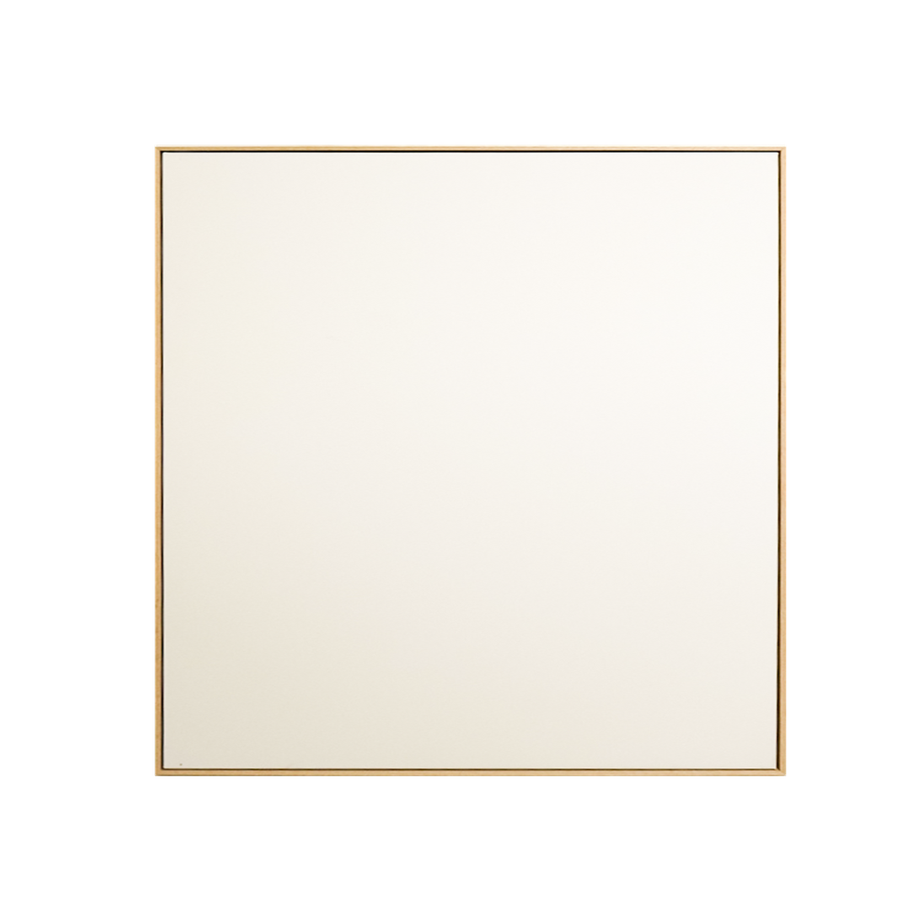 Blank canvas, timber float frame, 1000 × 1000 mm
