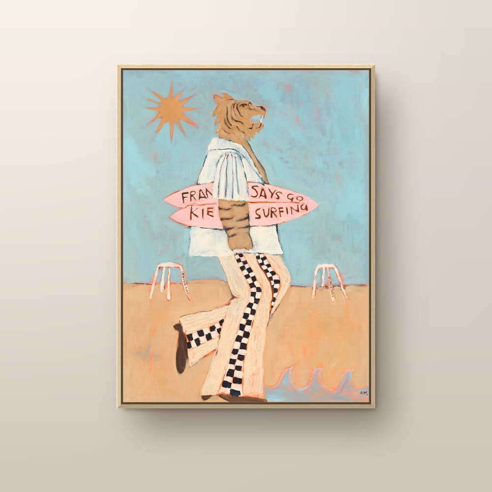 Frankie Says Go Surfing by Anna Munro